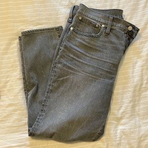 Madewell Grey Perfect Vintage Jean - Straight Leg